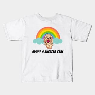 Adopt A Shelter Seal Kids T-Shirt